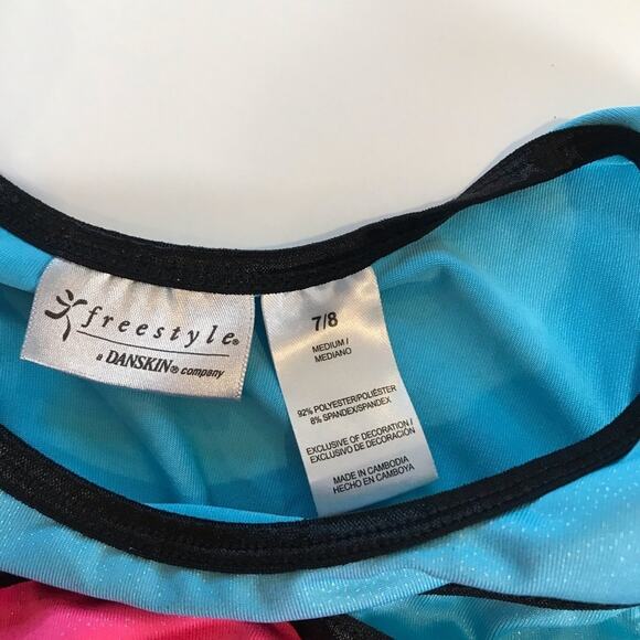 Freestyle Swimsuit Kids Girls One Piece Size 7/8 (set of two) - Picture 5 of 6